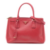 Prada Small Saffiano Lux Galleria Double Zip Satchel Secondhand