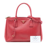 Prada Small Saffiano Lux Galleria Double Zip Satchel Secondhand