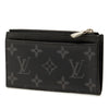 Louis Vuitton Monogram Eclipse Taigarama Coin Card Holder Secondhand