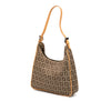 Fendi Zucchino Canvas Shoulder Bag Secondhand