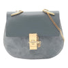 Chloé Small Suede and Calfskin Drew Crossbody Secondhand