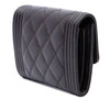Chanel Quilted Caviar Boy Card Holder with Chain Secondhand