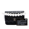 Chanel CC Quilted Lambskin Maxi Pearl Chain Strap Secondhand
