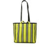 Balenciaga Medium Lambskin Barbes East West Striped Shopper Tote Secondhand