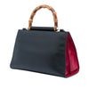 Gucci Small Calfskin Bamboo Web Nymphaea Satchel Secondhand