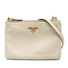 Prada Vitello Daino Double Zip Crossbody Secondhand
