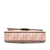 Fendi Zucca Embroidered Canvas Baguette Satchel Secondhand