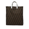 Secondhand Fendi Zucca Canvas Shopping Tote