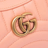 Gucci Mini Matelasse Leather GG Marmont Half Moon Hobo Secondhand
