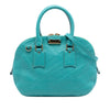 Burberry Small Heritage Grain Check Embossed Leather Orchard Bowling Bag Secondhand