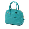 Burberry Small Heritage Grain Check Embossed Leather Orchard Bowling Bag Secondhand