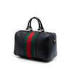 Gucci Medium Calfskin Web Joy Boston Bag Secondhand