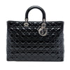 Dior Extra Large Patent Cannage Lady Dior Secondhand