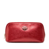 Gucci Metallic Calfskin Lovely Cosmetic Pouch Secondhand