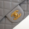 Chanel Mini Square Classic Lambskin Pearl Crush Single Flap Secondhand