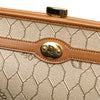 Secondhand Dior Honeycomb Coated Canvas Clutch