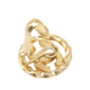 Chanel CC Gold Plated Rhinestone Round Clip On Earrings Secondhand