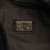 Fendi Zucca Trimmed Denim Buckle Flap Bag Secondhand