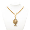 Chanel Gold Plated Knight Horse Pendant Necklace Secondhand