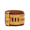 Hermès Gold Plated and Swift Collier de Chien Bracelet T4 Secondhand