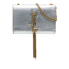 Saint Laurent Small Metallic Calfskin Monogram Kate Tassel Crossbody Secondhand
