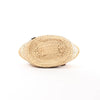 Secondhand LOEWE Anagram Basket Small Raffia x Leather Handbag in Beige x Brown