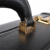 Loewe Anagram Leather Travel Bag in Black Secondhand