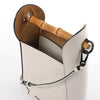 LOEWE Bamboo Buckets Leather 2Way Handbag in White Secondhand