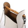LOEWE Bamboo Buckets Leather 2Way Handbag in White Secondhand