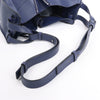 LOEWE Hammock Small Leather 2Way Handbag in Navy Blue Secondhand