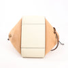 LOEWE Hammock Small Leather x Suede Handbag in Brown x Beige Secondhand