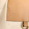 LOEWE Hammock Small Leather x Suede Handbag in Brown x Beige Secondhand