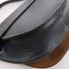 LOEWE Gate Mini Leather Crossbody Bag in Navy Blue Secondhand