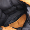 LOEWE Puffy Yago Leather x Nylon Backpack in Black x Brown Secondhand