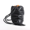 LOEWE Puffy Yago Leather x Nylon Backpack in Black x Brown Secondhand