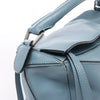 LOEWE Puzzle Medium Leather 2Way Handbag in Blue Secondhand