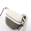 LOEWE Gate Small Crossbody Bag in White x Green Secondhand