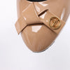 Louis Vuitton 16 years Patent Leather Heels in Black x Beige NL0186, Size EU 40 Secondhand