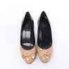 Louis Vuitton 16 years Patent Leather Heels in Black x Beige NL0186, Size EU 40 Secondhand
