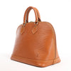 Louis Vuitton Alma PM Epi Leather Handbag in Brown Secondhand