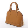 Louis Vuitton Alma BB Monogram Vernis 2Way Handbag in Brown M91585 Secondhand