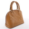 Louis Vuitton Alma BB Monogram Vernis 2Way Handbag in Brown M91585 Secondhand