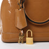 Louis Vuitton Alma BB Monogram Vernis 2Way Handbag in Brown M91585 Secondhand