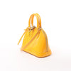 Secondhand Louis Vuitton Alma BB Monogram Vernis 2Way Handbag in Yellow M91697