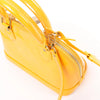 Secondhand Louis Vuitton Alma BB Monogram Vernis 2Way Handbag in Yellow M91697