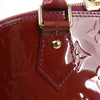 Louis Vuitton Alma GM Vernis Handbag in Burgundy M93594 Secondhand