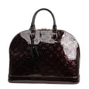 Louis Vuitton Vernis Alma GM Handbag in Amarante M93595 Secondhand