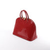 Secondhand Louis Vuitton Alma GM Vernis Leather Handbag in Red M93596