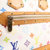Louis Vuitton Multicolor Monogram Alma Handbag in White M92647 Secondhand