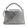 Louis Vuitton Taurillon Capucines MM Handbag in Silver Secondhand